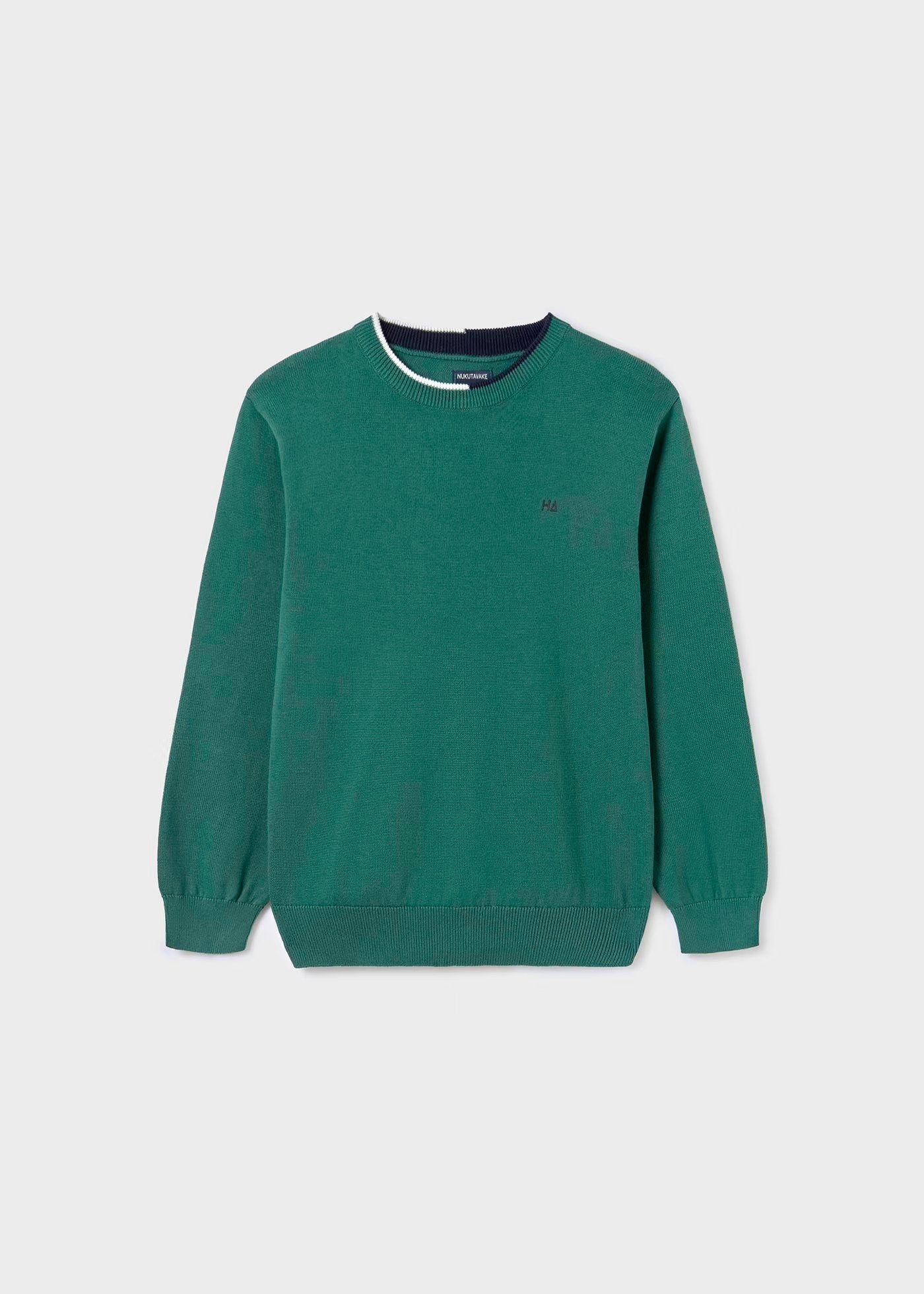 jersey básica menta, cuello redondo, mayoral