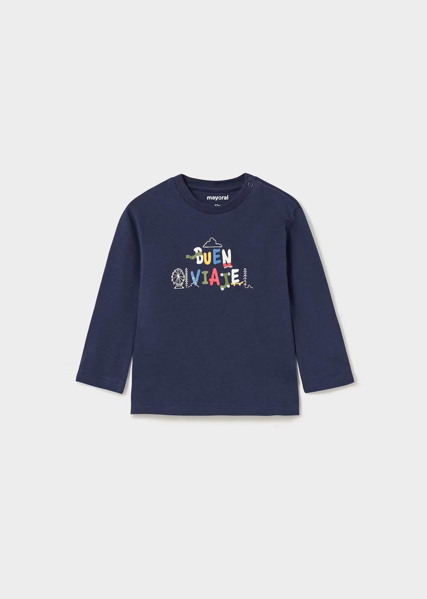 camiseta niño azul marino