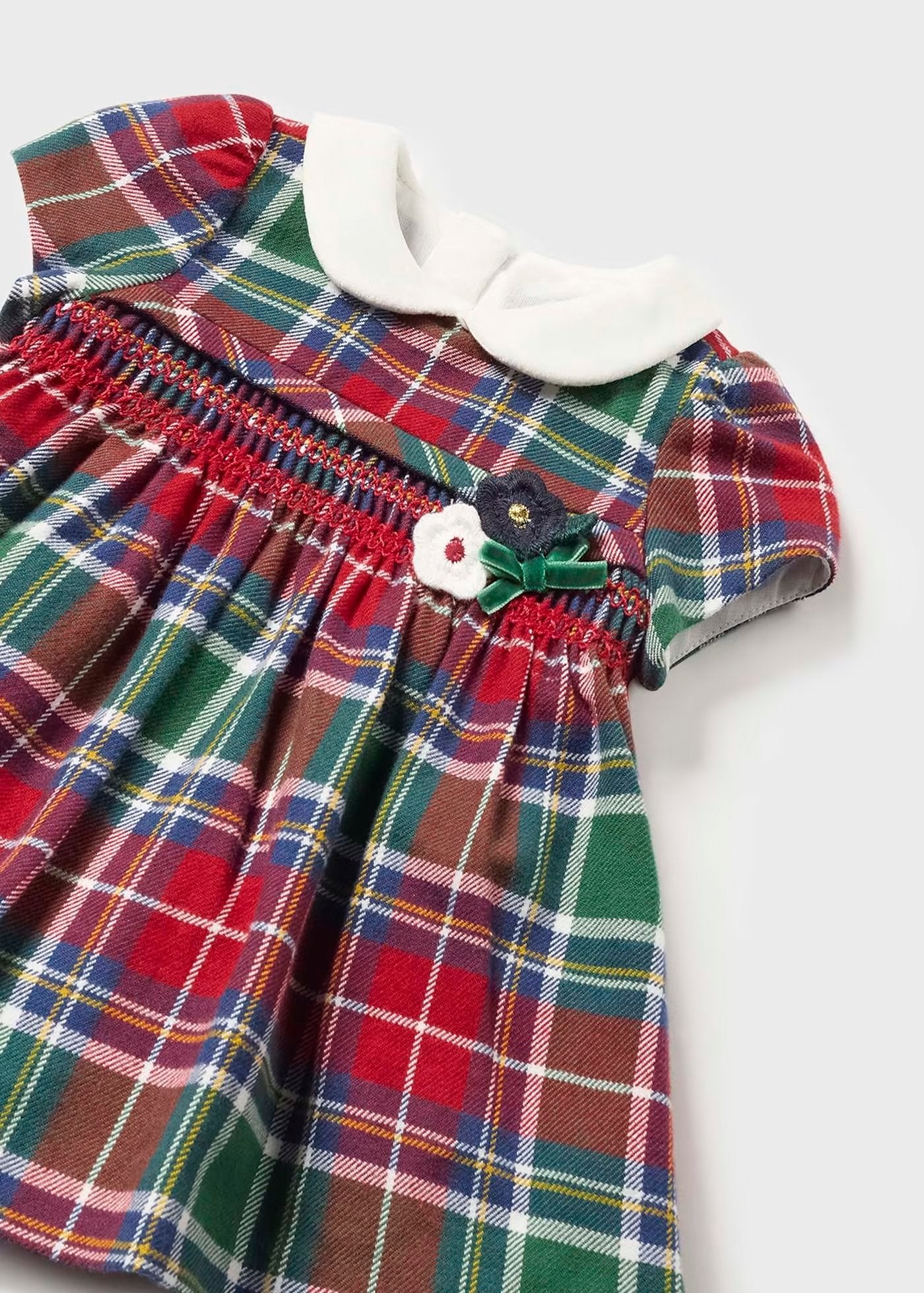 vestido punto smock recien nacido, mayoral