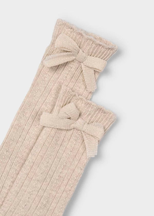 Calcetín alto color Toffe para niña