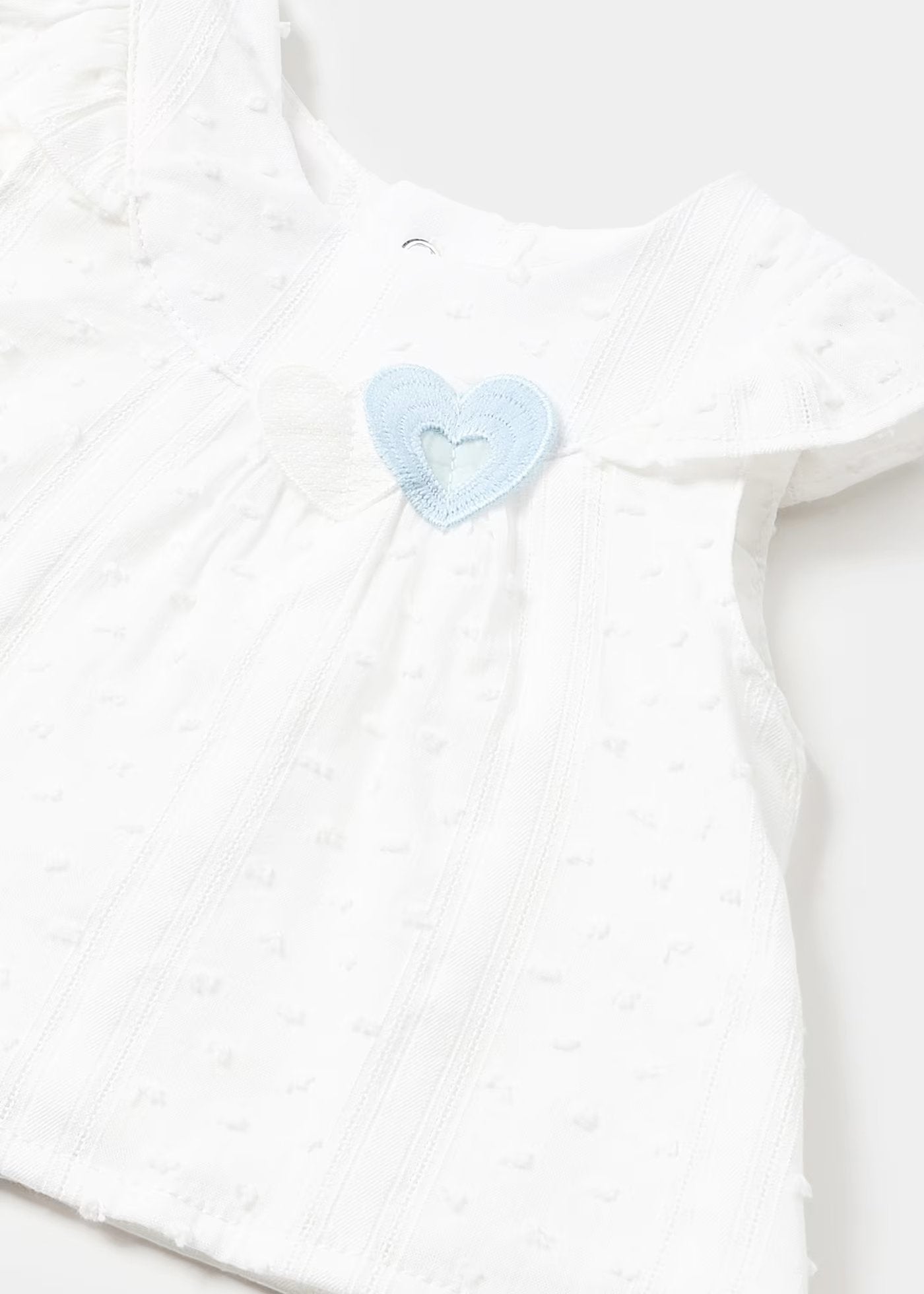 conjunto vestido azul cristal con cubre calzón