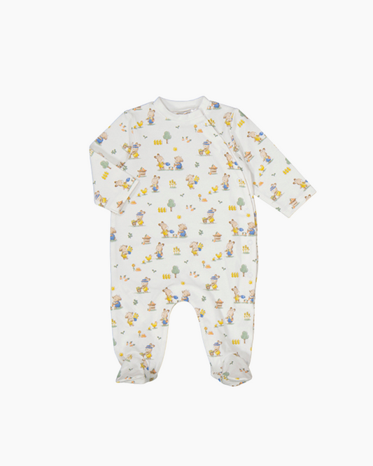 Pelele color blanco prints conejo