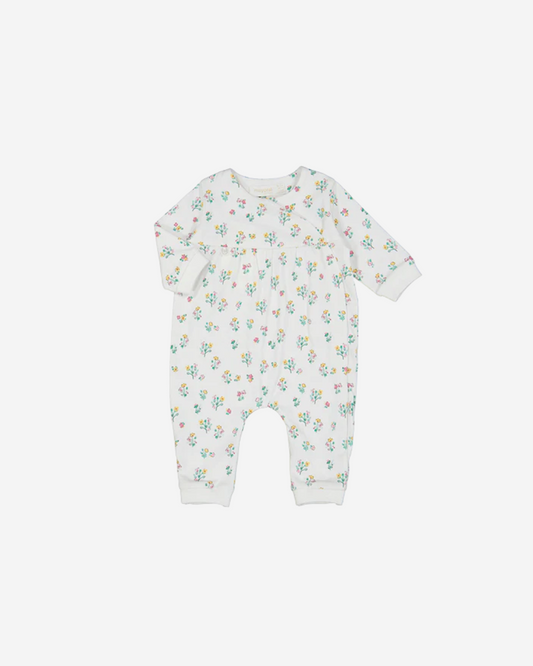 Peto largo estampado flores jade