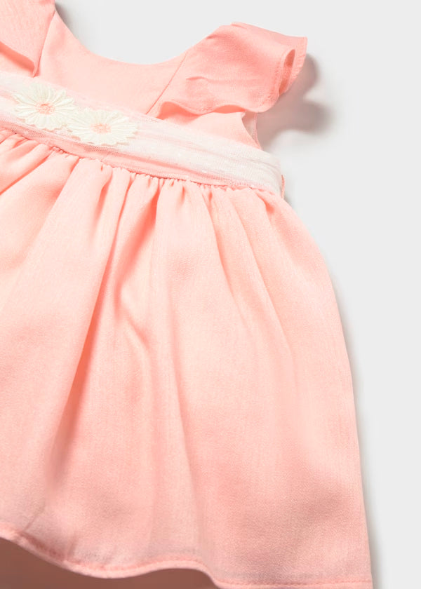 Vestido tul con fajín