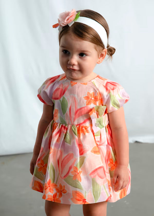 Vestido de ceremonia estampado flores blossom