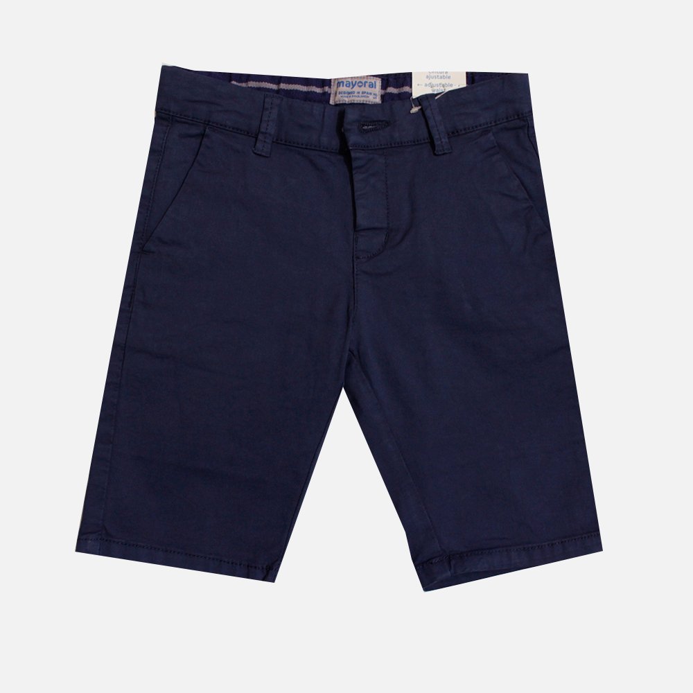 bermuda cintura ajustable color marino, mayoral