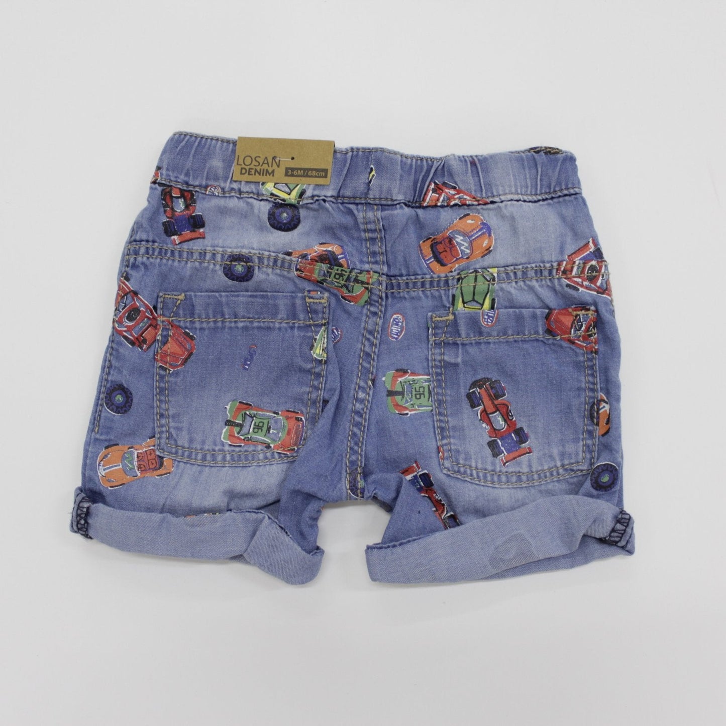 set short y camiseta carritos de carrera