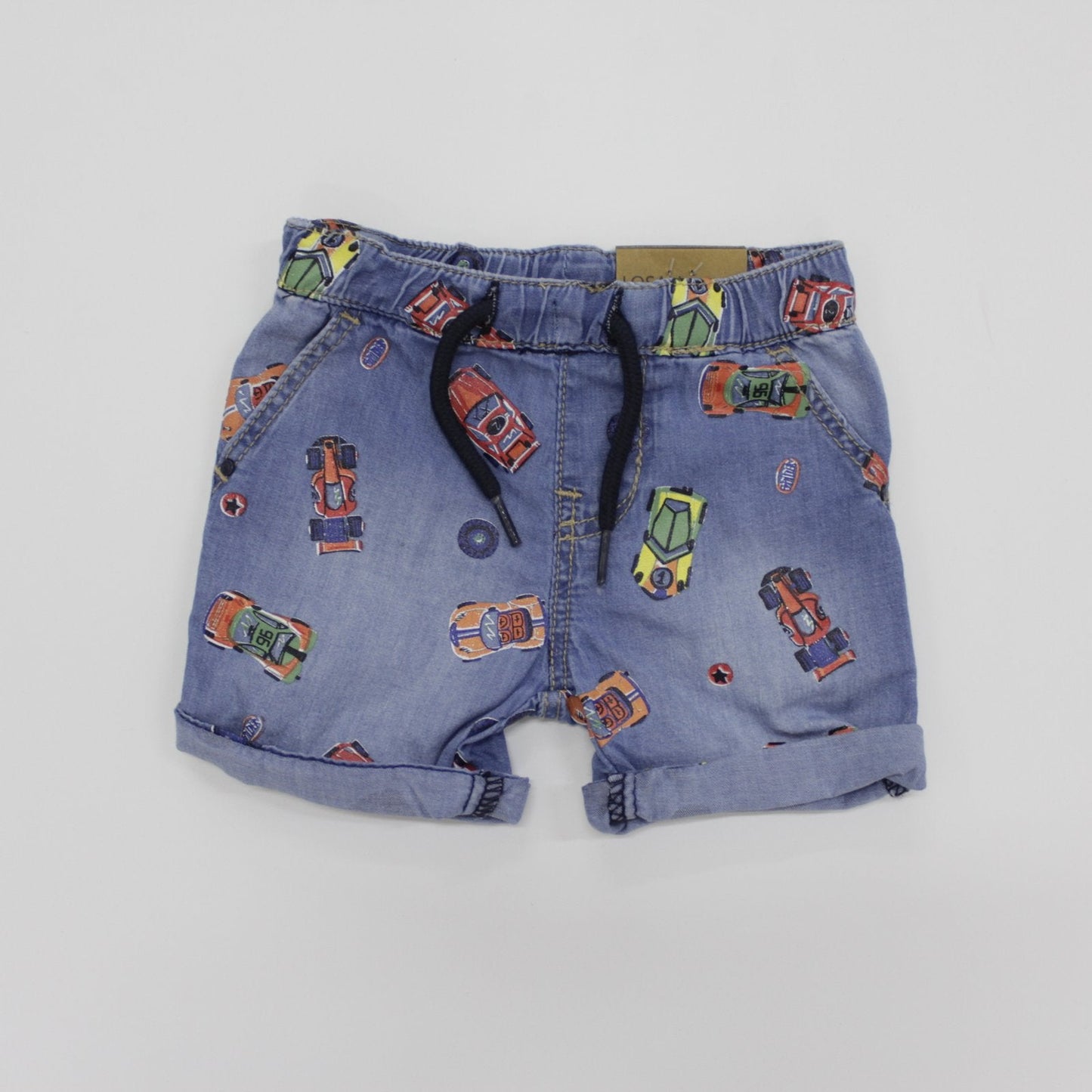 set short y camiseta carritos de carrera