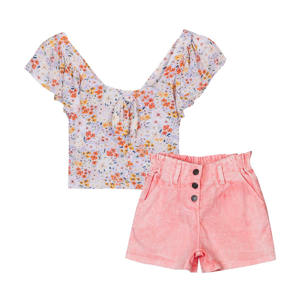 set blusa con short