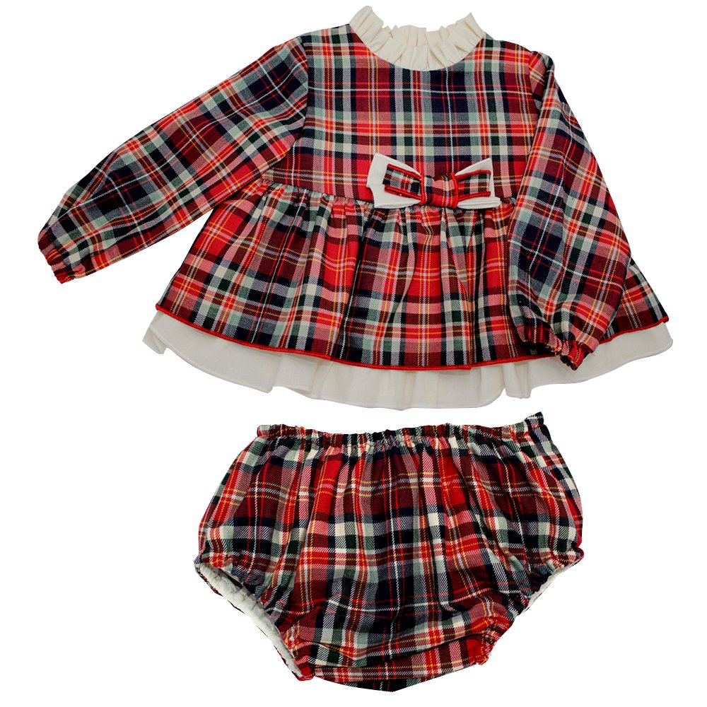 conjunto de vestidito con bragas para bebé