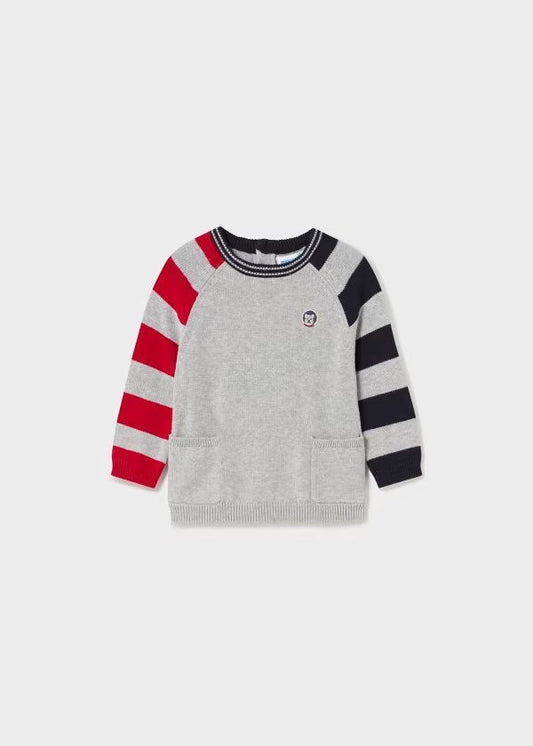 jersey de niño color gris