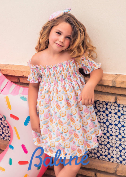 vestido colección donas con smoke