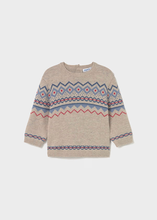 Jersey motivo jacquard chai vigoré