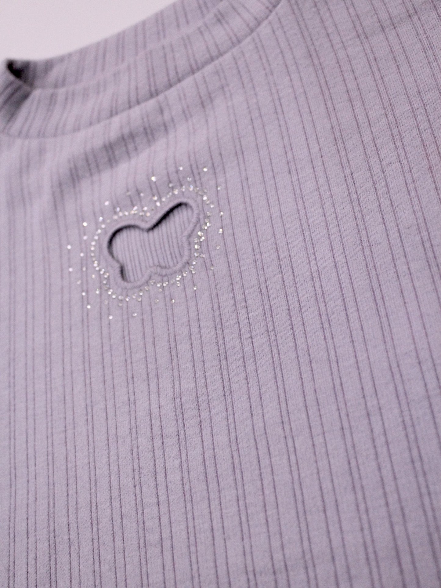 set blusa morada y falda skirt jersey