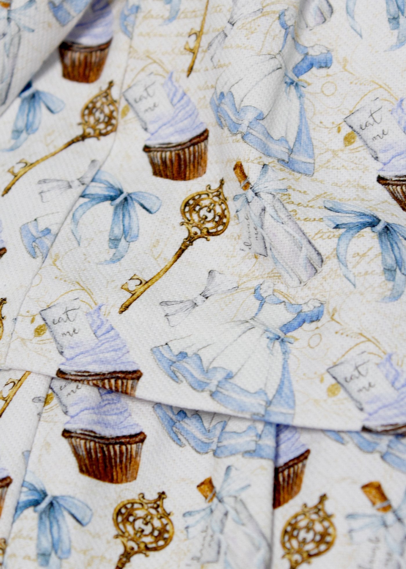 vestido alicia en el país de las maravillas, dos olanes, marca babiné