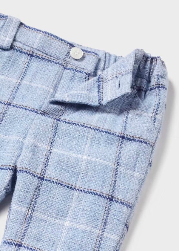 conjunto mayoral de niño azul/cuadros