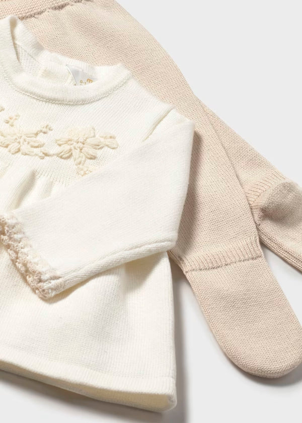 Conjunto polaina y jersey soja