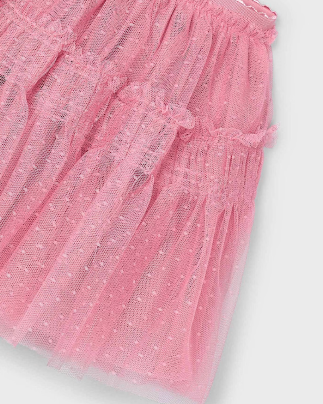 Conjunto falda rosa tul y camiseta