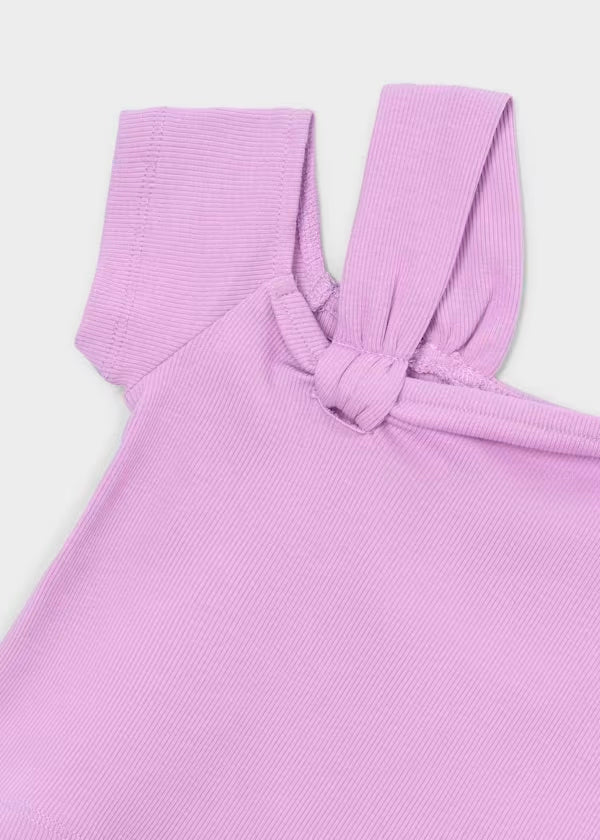 Camiseta asimétrica lilac