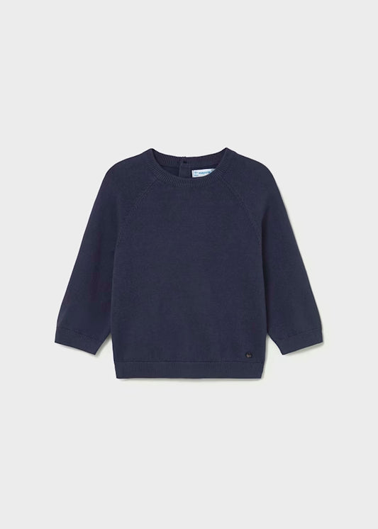 Jersey básico azul, bebe