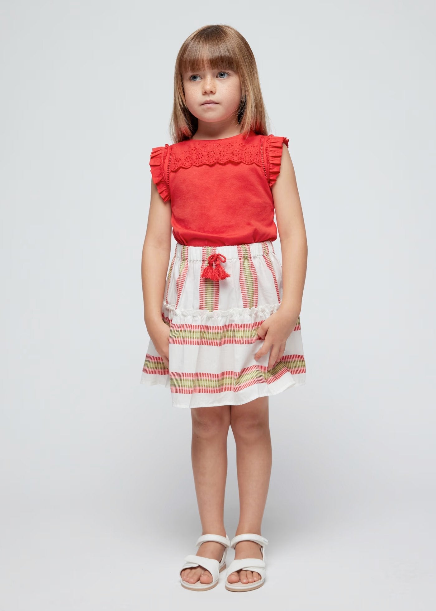 set falda y blusa granadina, mayoral