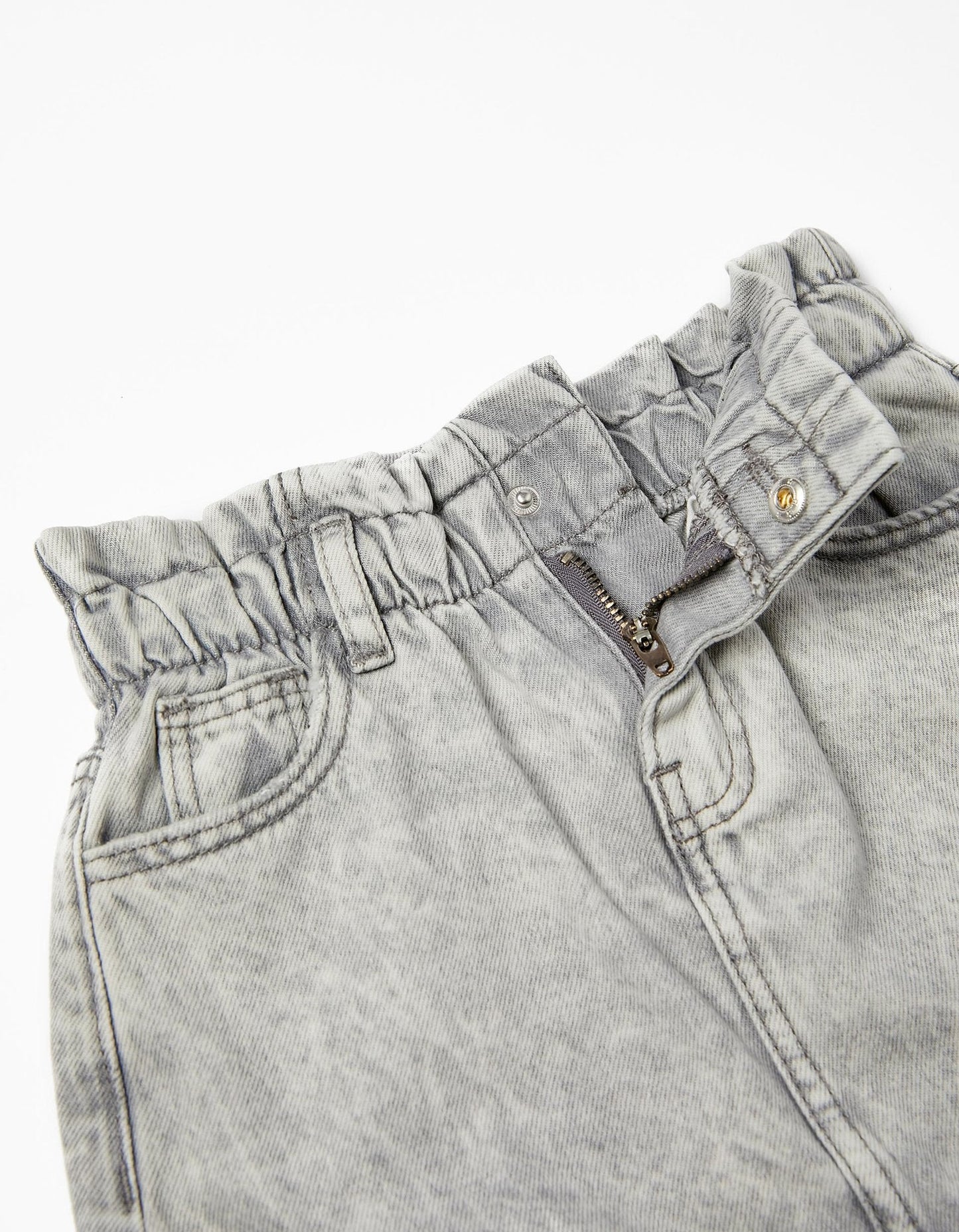 set falda de mezclilla con camiseta nudo