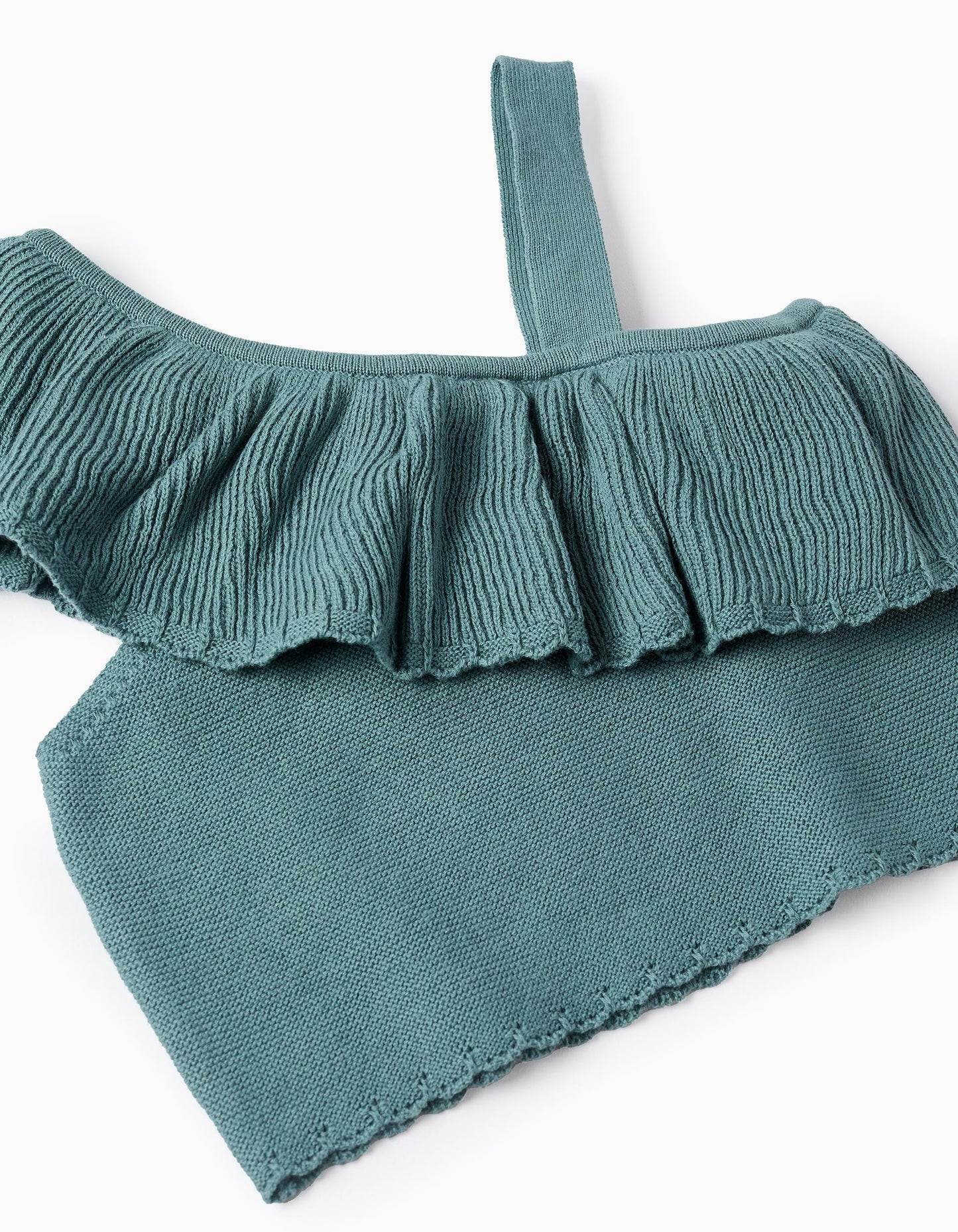 Conjunto blusa verde pantalón amarillo a cuadros