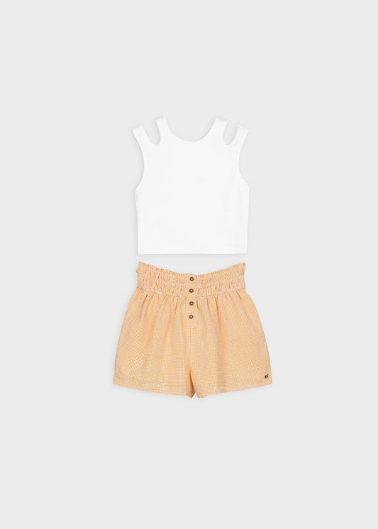 set camiseta con short botones