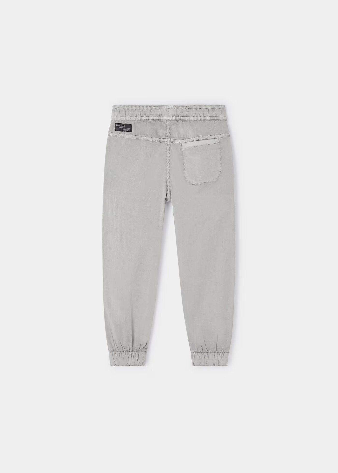 pantalón jogger, color arena, para niño