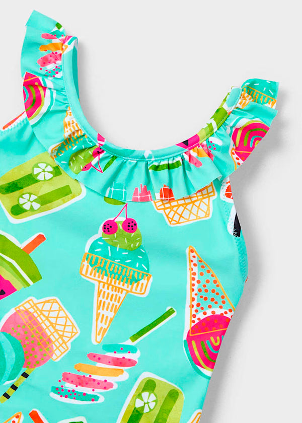 traje de baño estampado paletas y helados