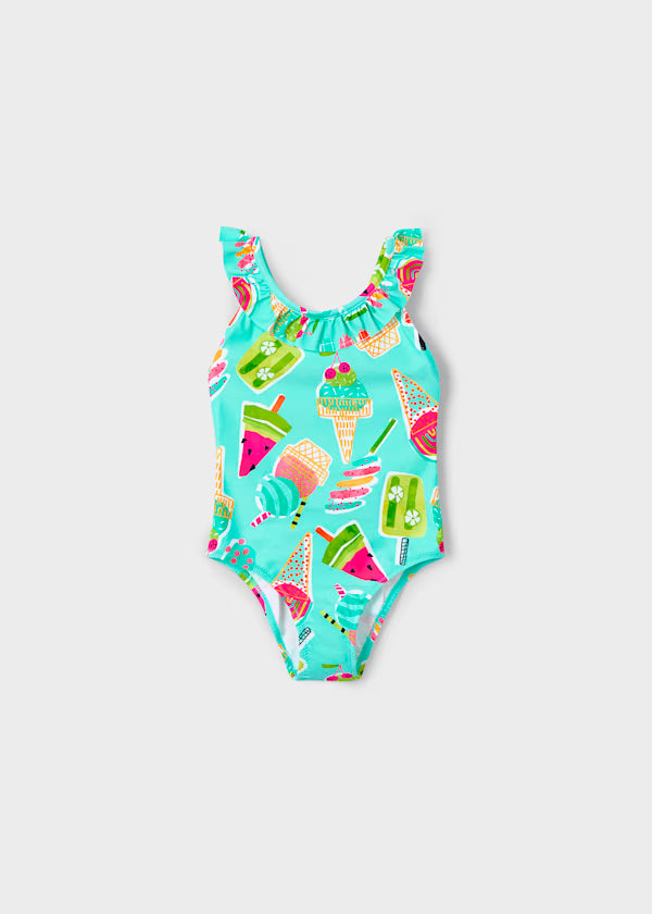 traje de baño estampado paletas y helados