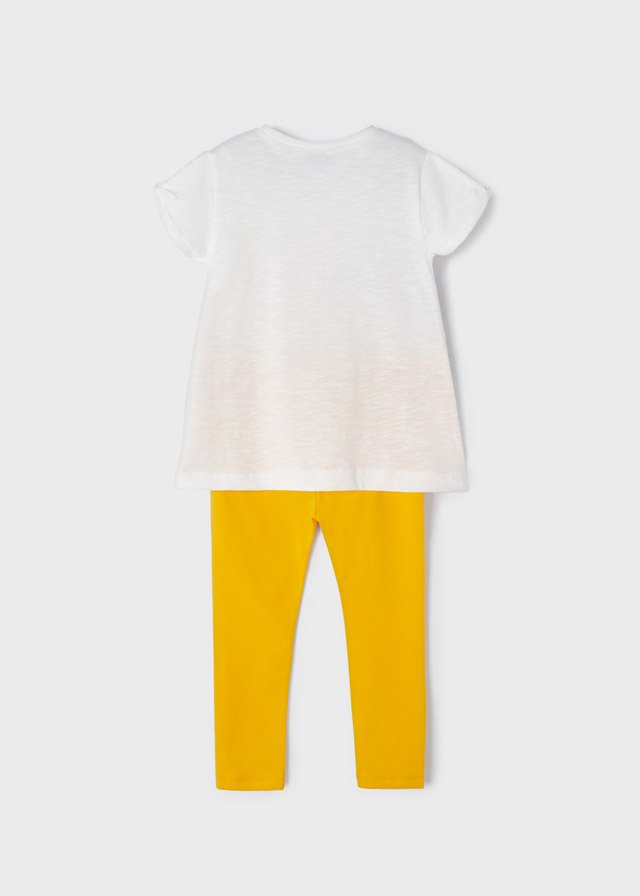 conjunto leggins camiseta zebra