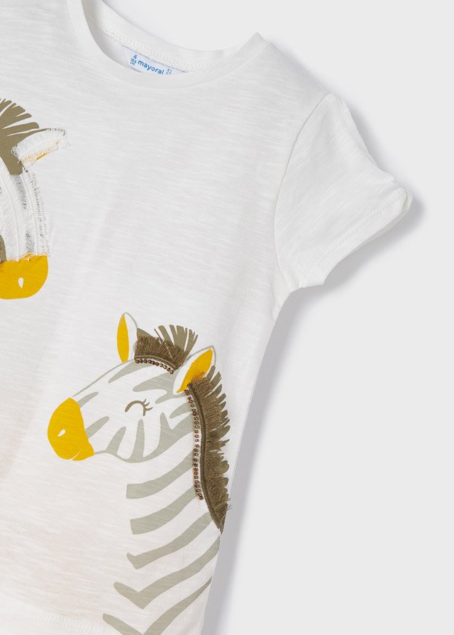 conjunto leggins camiseta zebra