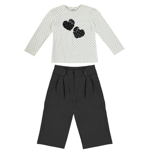 conjunto de camiseta manga larga y pantalón, mayoral