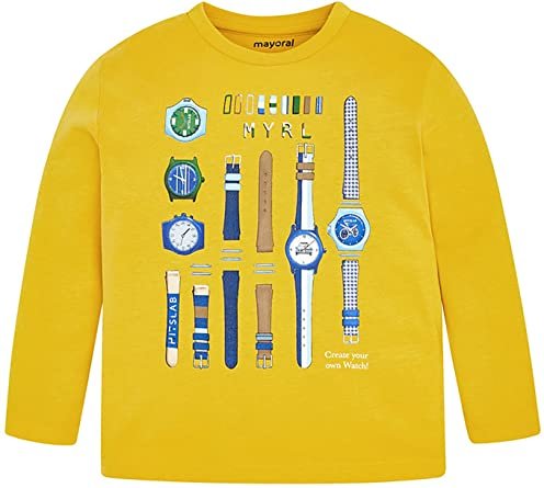 camiseta mayoral manga larga color amarillo