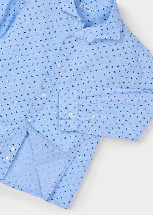 Camisa estampada Celeste