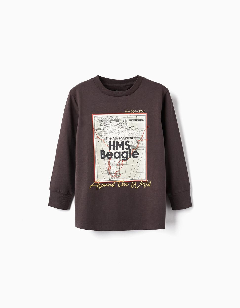 camiseta manga larga "hms beagle"