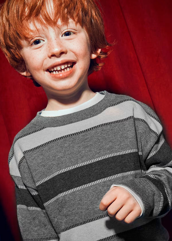 Jersey rayas Grafito