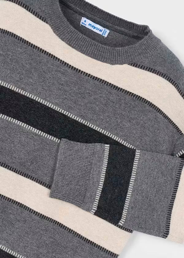 Jersey rayas Grafito