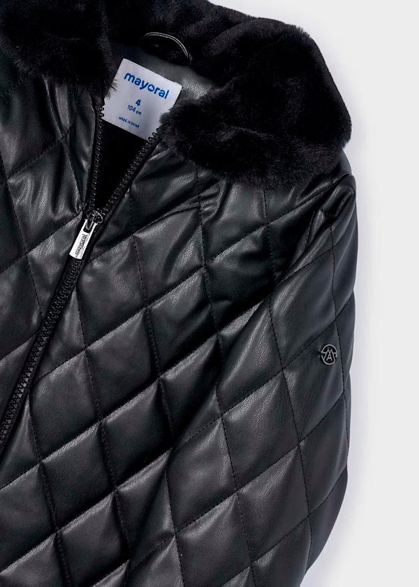 Chaquetón acolchado negro