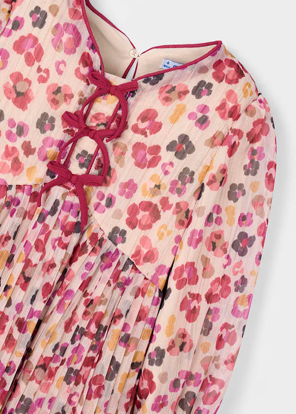 Vestido estampado cereza