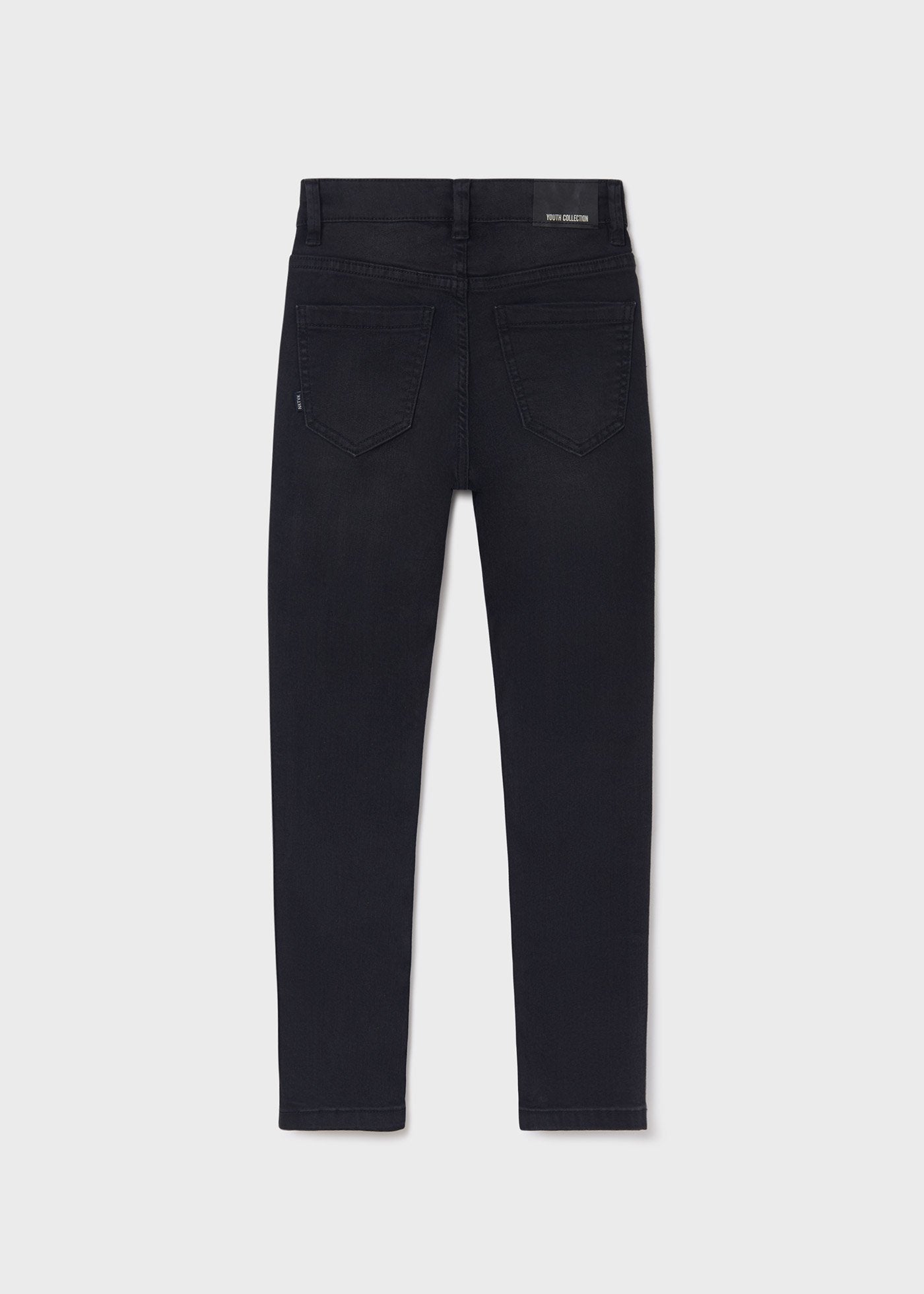 pantalón slim fit negro