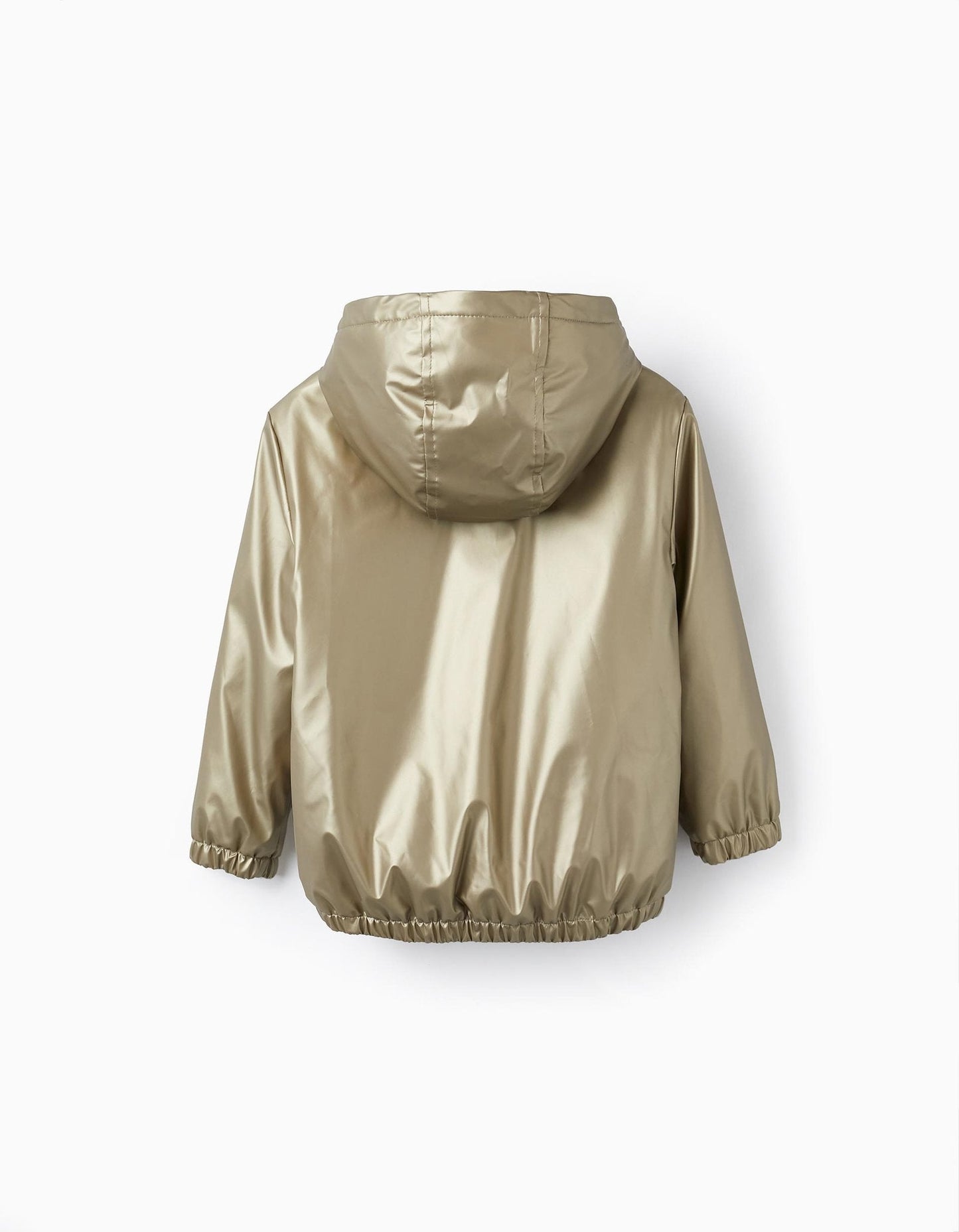 parka dorada con capucha