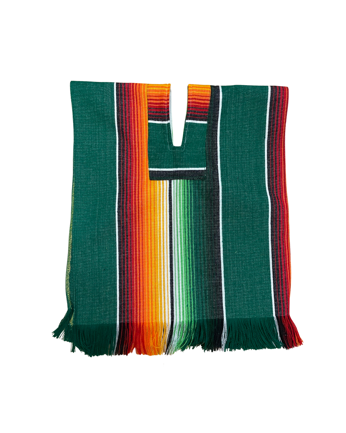 Jorongo de tela, cambaya tela tejida saltillo