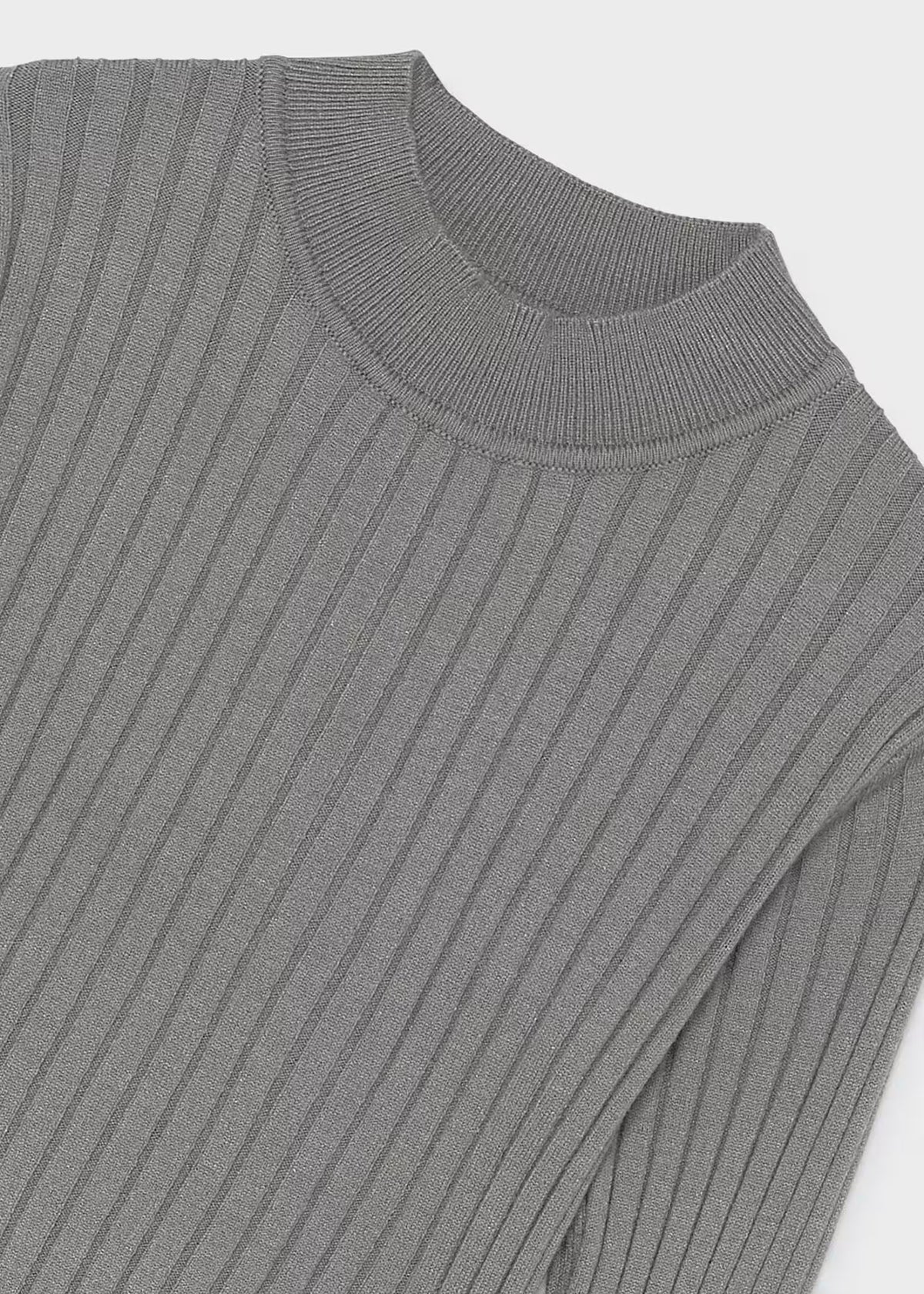 Blusa manga larga tricot acero