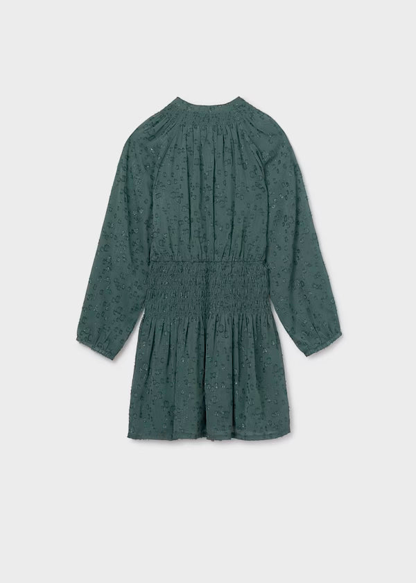 Vestido gasa eucalipto