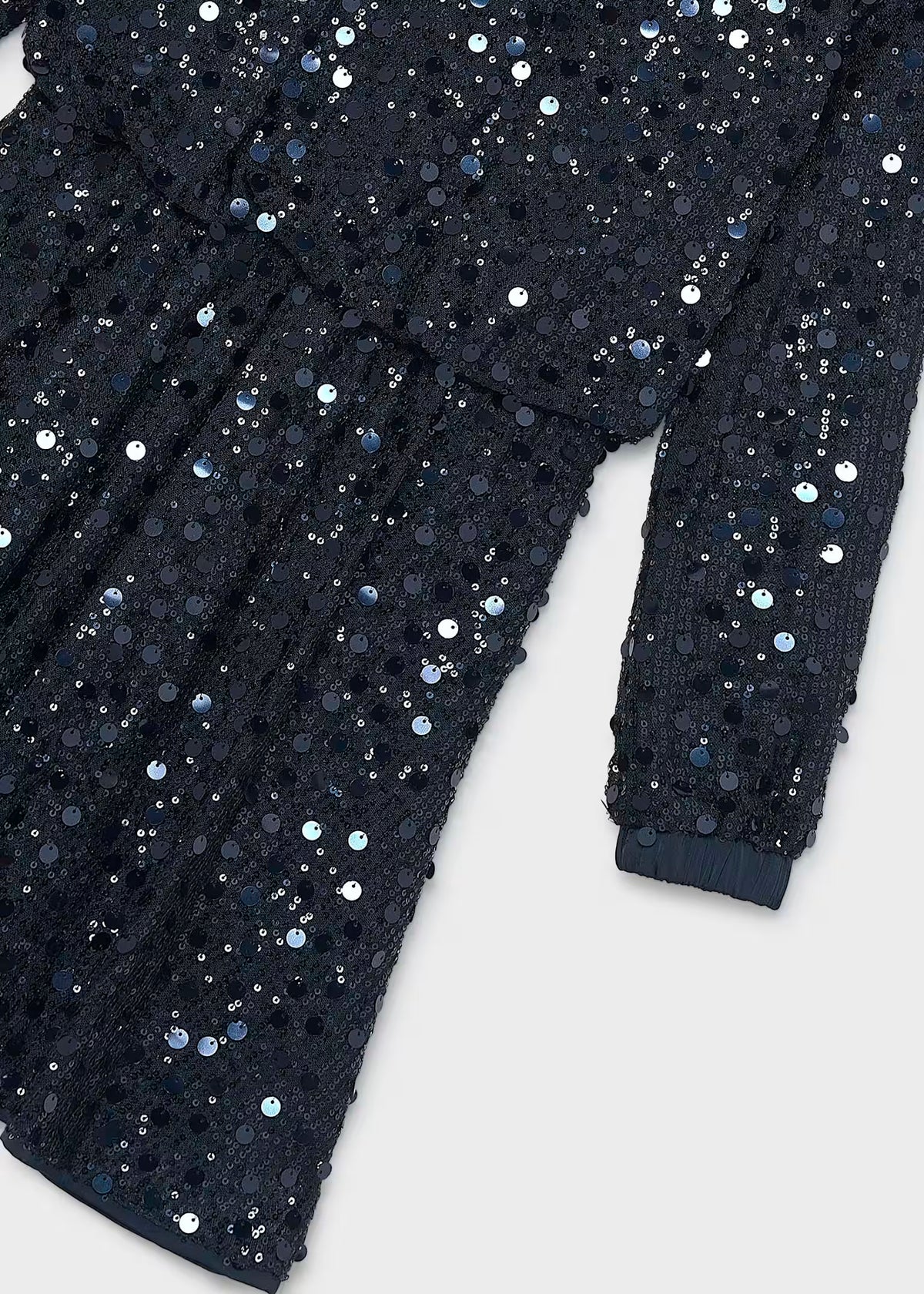 Vestido lentejuelas azul noche