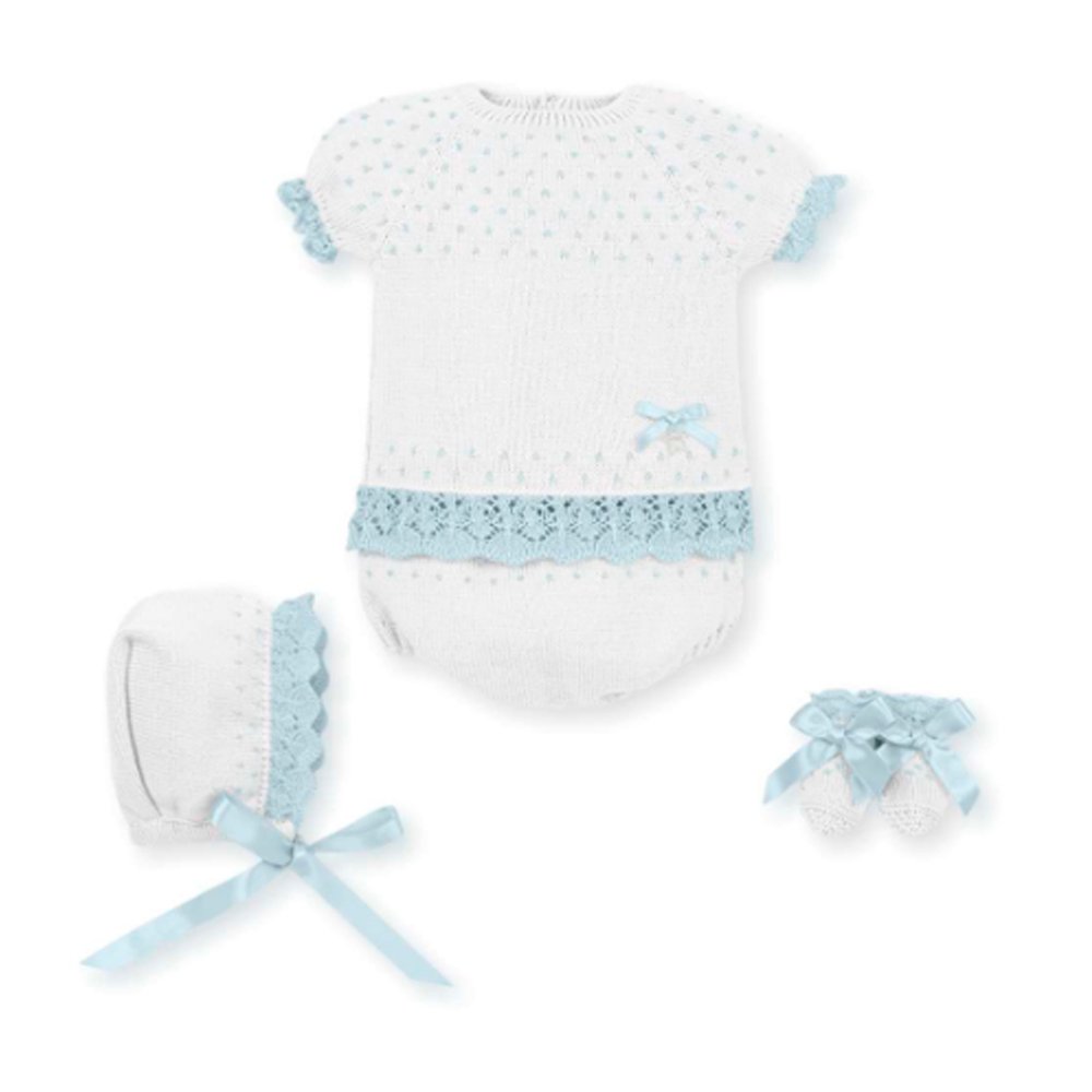 conjunto tejido para bebe