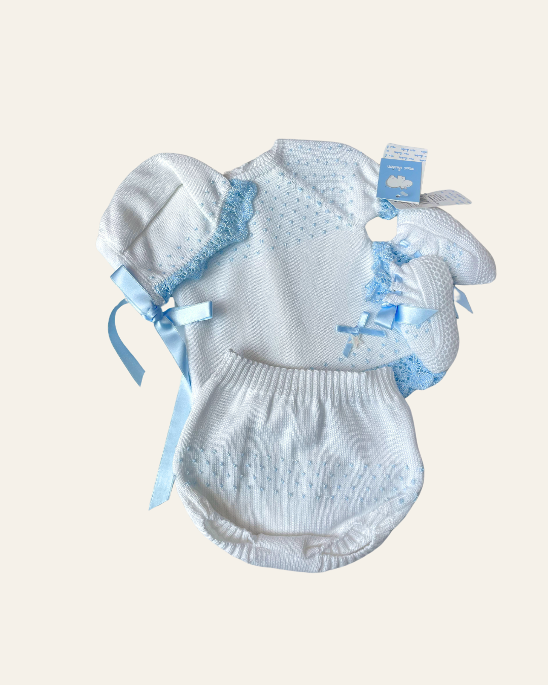 conjunto tejido para bebe