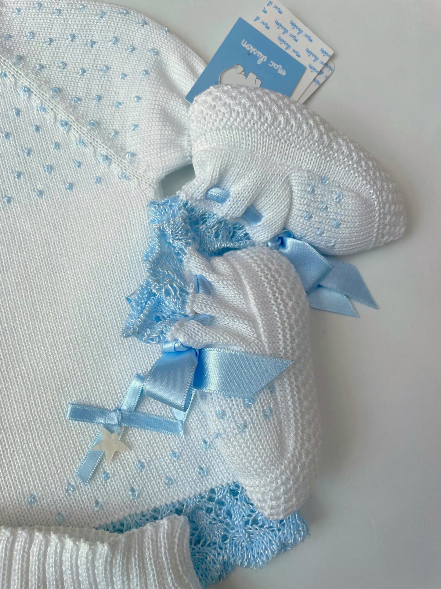 conjunto tejido para bebe
